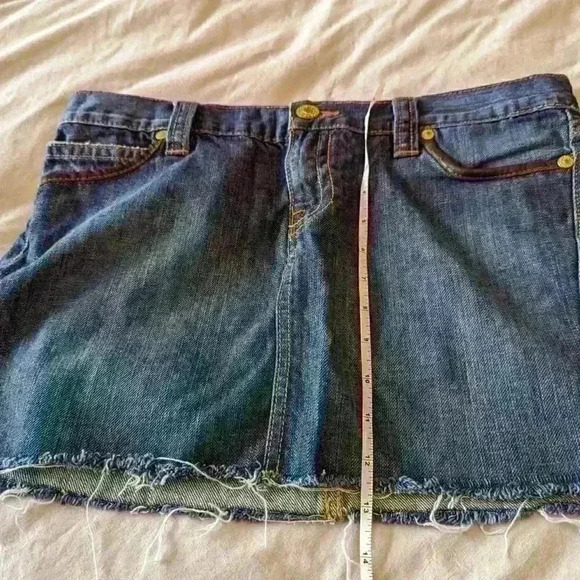 Old Navy, special Edition, mini jeans  Skirt, Dark Blue , size 10 - Picture 8 of 8